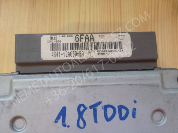 Ford Focus MK1 motorvezrl ECU 4S41-12A650-BA
