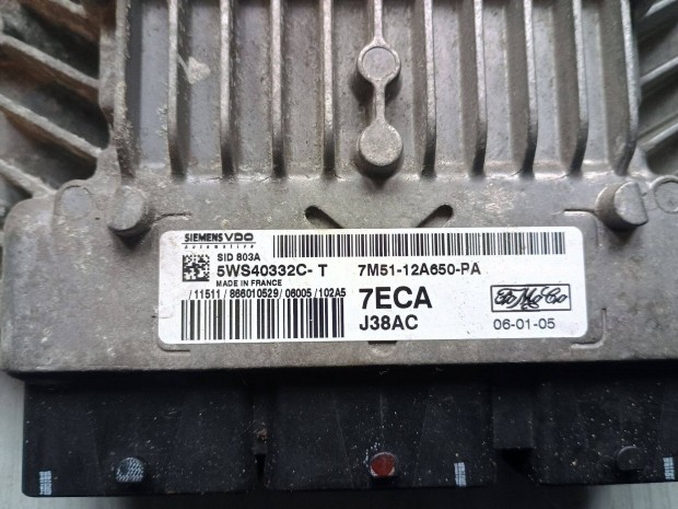 Ford Focus MK2 motorvezérlő ECU 7M51-12A650-PA