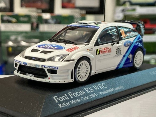 Ford Focus RS WRC Nr.14 Rallye Monte Carlo 2005 1:43 1/43 Minichamps