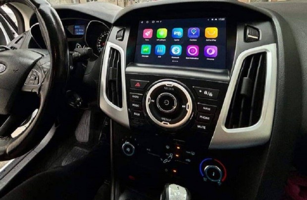 Ford Focus Rádió Android Kijelző Multimédia Rádió Navigáció Carplay