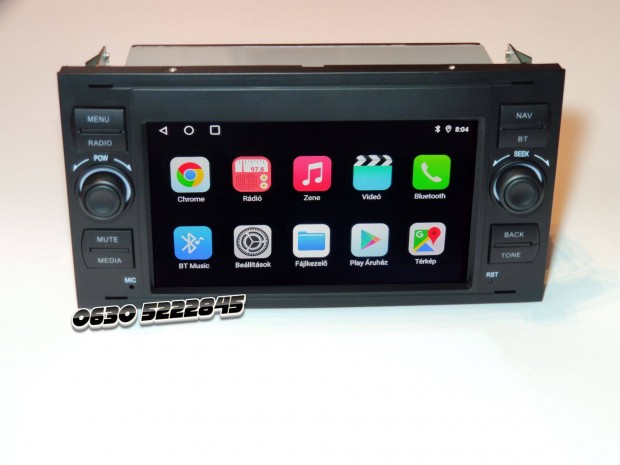 Ford Focus Transit Rádió Android Multimédia Navigáció Carplay 2Din