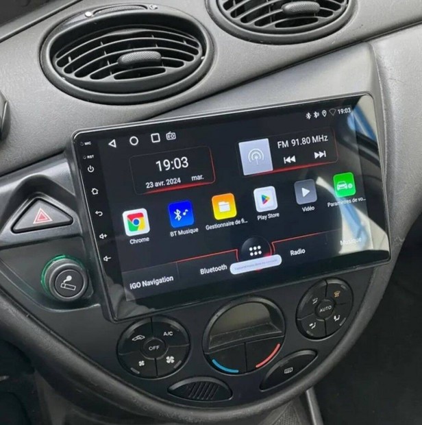Ford Focus mk1 android fejegység