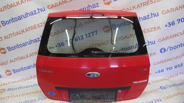 Ford Fusion Eladó gyári, bontott csomagtér ajtó üveggel Piros szín Sz,