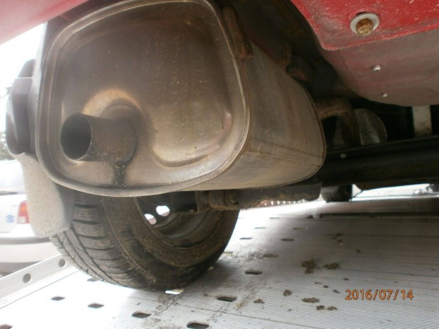 Ford-KA Trend 2012-esről :gyári katalizátoros kipufogórendszer