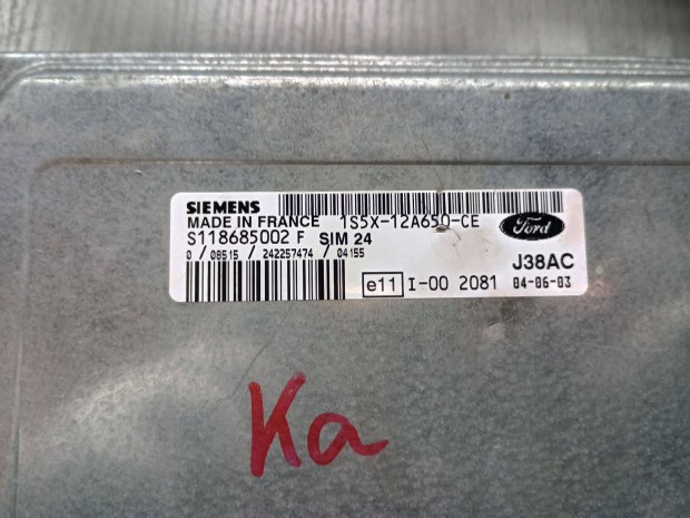 Ford KA motorvezérlő ECU 1S5X-12A650-CE