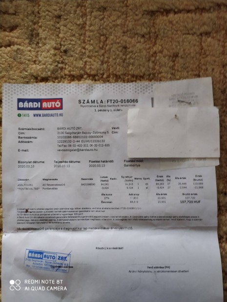 Ford Kuga 2.0TDI kataliz�tor