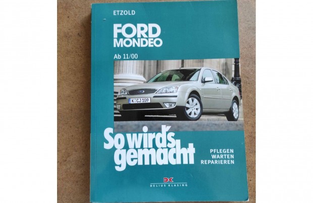 Ford Mondeo javtsi karbantartsi knyv.2000.11-