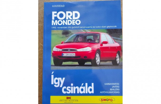 Ford Mondeo javtsi karbantartsi knyv