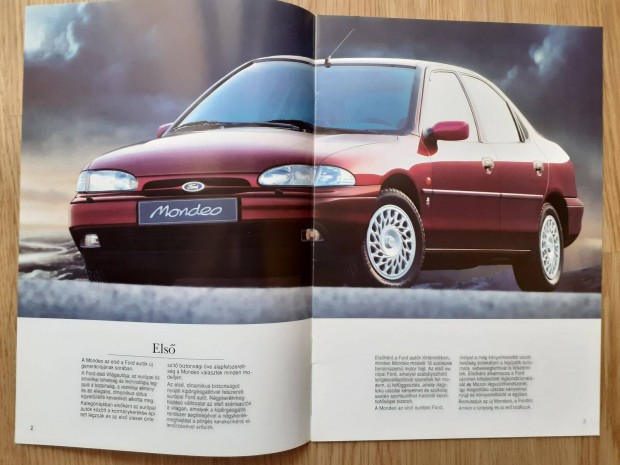 Ford Mondeo prospektus - 1994, magyar nyelv