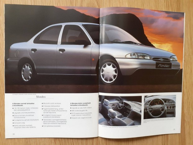 Ford Mondeo prospektus - 1995, magyar nyelv