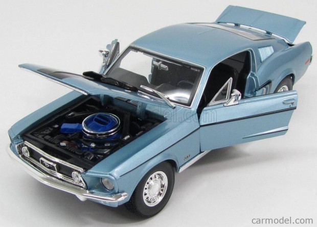 Ford Mustang GT Cobra 1968 kk/fekete 1:18 modellaut