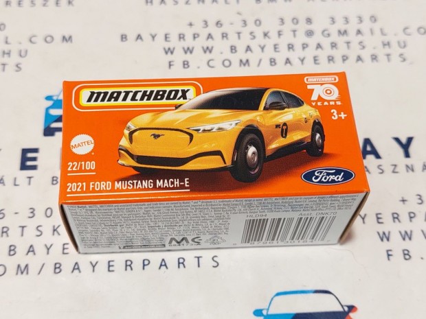 Ford Mustang Mach-E (2021) - 22/100 -  Matchbox - 1:64