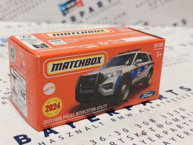 Ford Police Interceptor Utility (2023) - 36/100 - -  Matchbox - 1:64