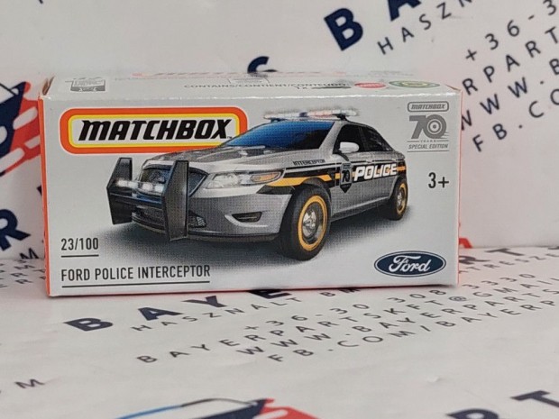 Ford Police Interceptor - 23/100 -  Matchbox - 1:64