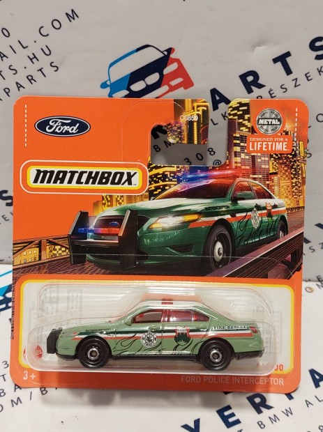 Ford Police Interceptor rendraut - 64/100 - bliszteres -  Matchbox