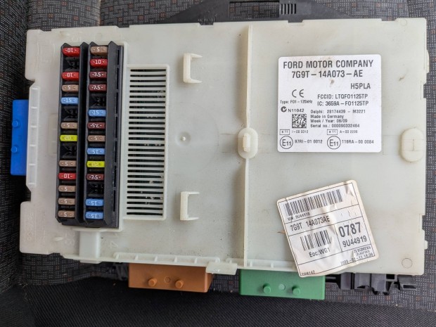 Ford S-Max, Galaxy, Mondeo MK4 BCM biztostk tbla 7G9T-14A073-??
