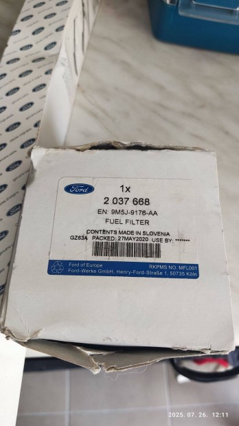Ford S-Max gyari uzemanyagszuro