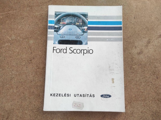 Ford Scorpio kezelsi karbantartsi utasts