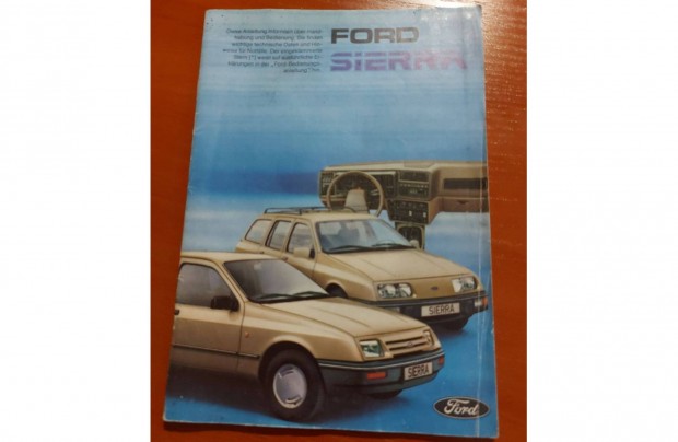 Ford Sierra nmet nyelv informcis fzet