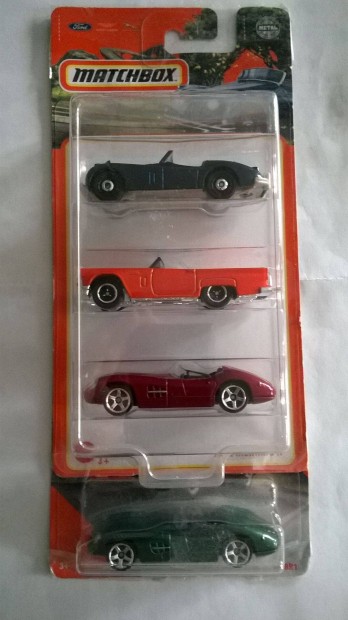 Ford Thunderbird -Jaguar Xk 140 - Aston Martin matchbox szett