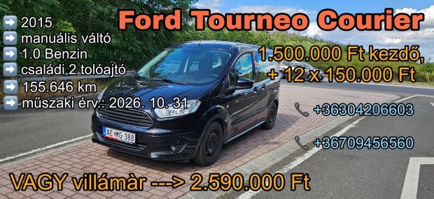 Ford Tourneo courier részletfizetési lehetőséggel