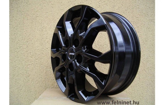 Ford Transit Custom alufelni Autec Kiso 17 col fekete fényezésben!