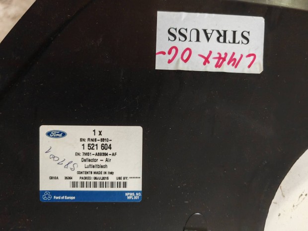 Ford c max első lökhárító alsórész 2006 tól