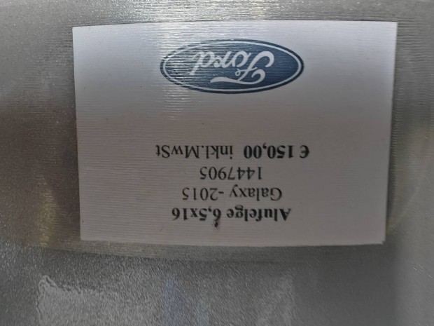 Ford galaxy gyári alufelni új 7x17 colos