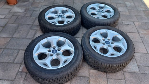 Ford gyári alufelni 16" 5×108 felni + jó téli gumi