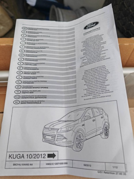 Ford kuga tetcsomagtart 
