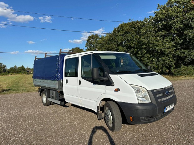 Ford transit duplakerekes ponyvás 6 fős