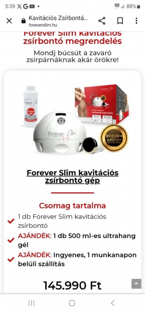 Forever Slim zsírbontó gép