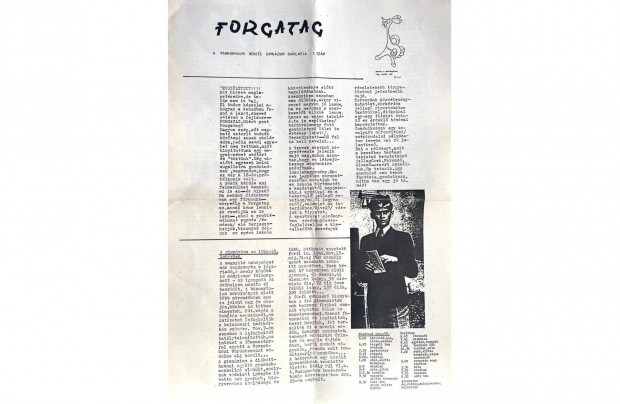 Forgatag a Pannonhalmi bencés gimnázium diáklapja 1. szám antikvár