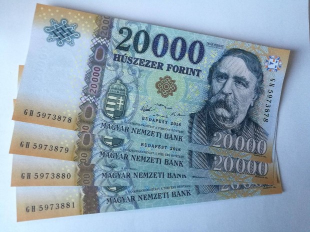 Forint, sorszmkvetk