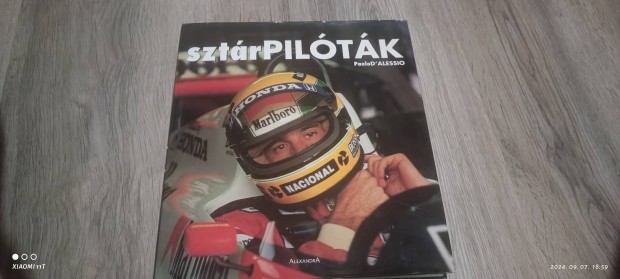 Forma 1 rajongók ritka könyve Sztárpilóták. Gyűjtői. Posta