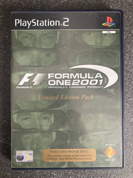 Formula One 2001 Limited Edition Pack Playstation 2 Ps2 