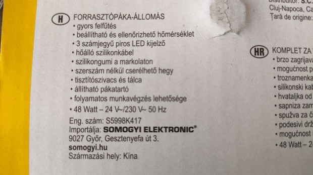 Forrasztpka lloms SMA 051