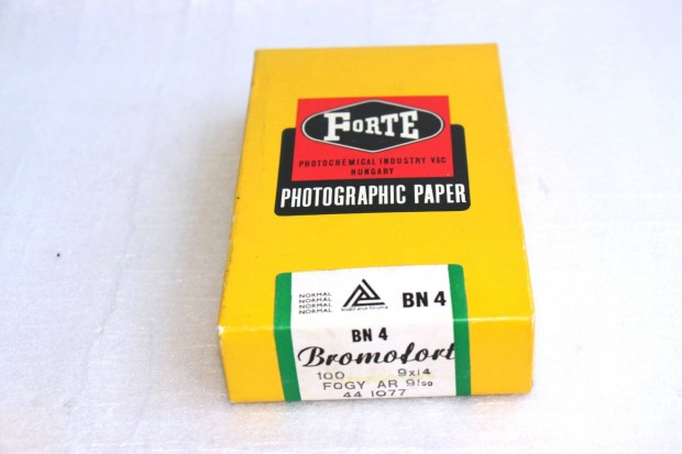 Forte BN 4 fotópapír 9 x 4 cm