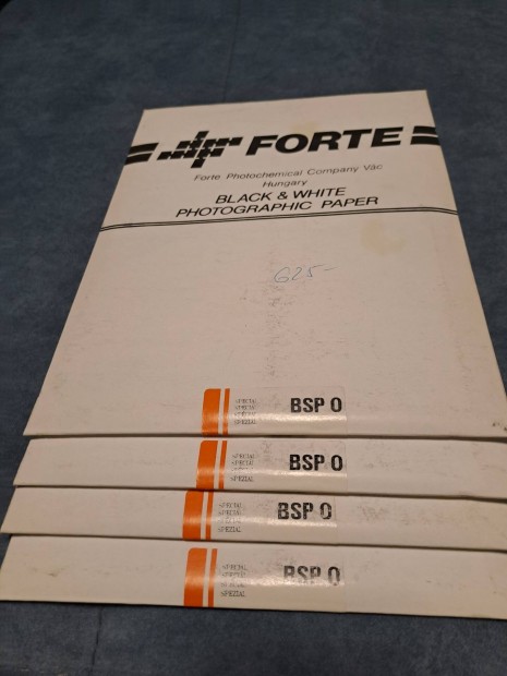 Forte BSP 0 Bromofort FB fényes fotópapír (18x24cm) 40 lap