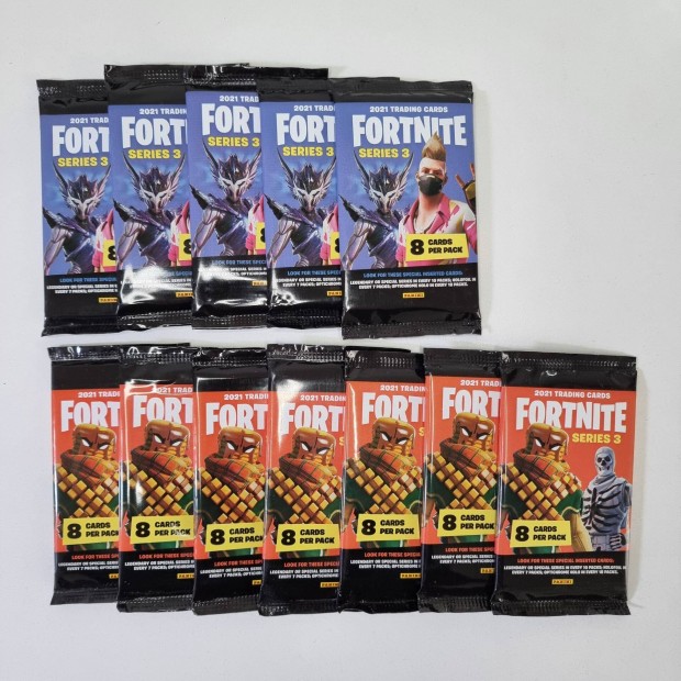 Fortnite Series 3 krtya - 8 lapos csomag, bontatlan