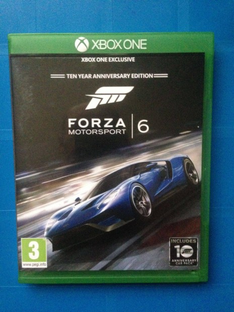 Forza 6 10Year Edition xbox one-series x jtk,elad-csere"