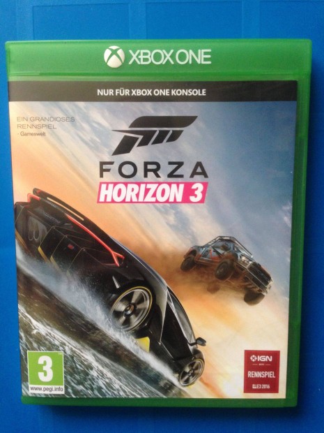Forza Horizon 3 xbox one-series x jtk,elad-csere"