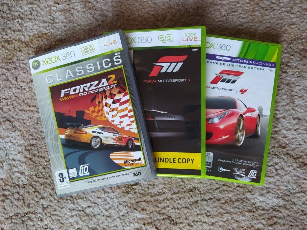 Forza Motorsport 2 3 4 Xbox 360