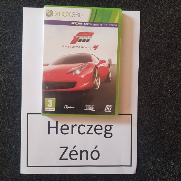 Forza Motorsport 4 Magyar Feliratos Xbox360