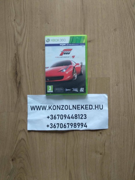 Forza Motorsport 4 eredeti Xbox 360 jtk