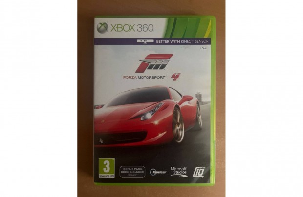 Forza motorsport 4 Xbox 360-ra elad!