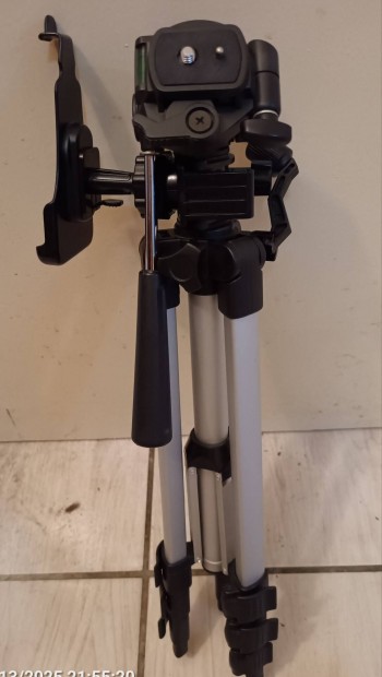 Fotó- állvány! Tripod! Egyszer használt!