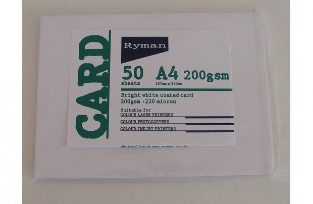 Fotpapr A4 200 gr 42 db Ryman matt fehr