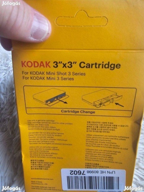 Fotpapr Kodak Cartridge 3 x 3" 30-pack j