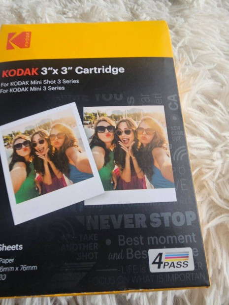 Fotpapr Kodak Cartridge 3 x 3" 30-pack j dobozos